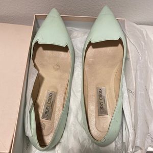 Jimmy choo flats key lime flats 40.5
